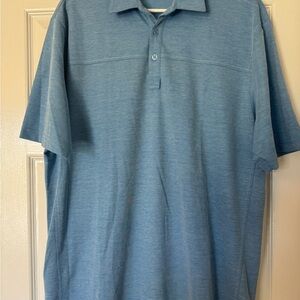 Travis Mathew Men’s Blue Polo Shirt